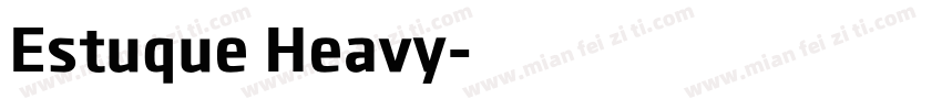 Estuque Heavy字体转换